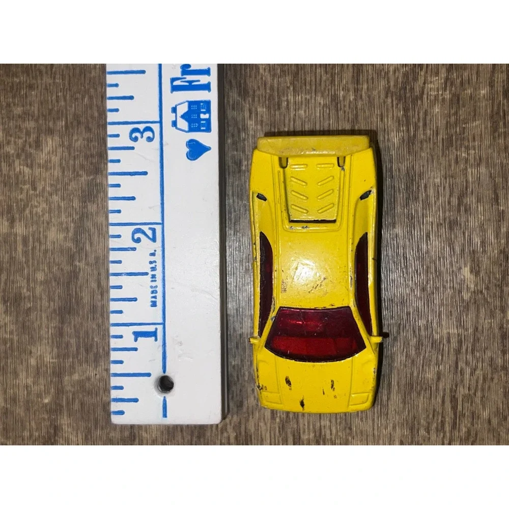 Hot Wheels 1991 Lamborghini Diablo‎ Yellow Loose Die Cast Sports Cars 90s EUC